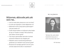 Tablet Screenshot of nilyalcinkaya.com
